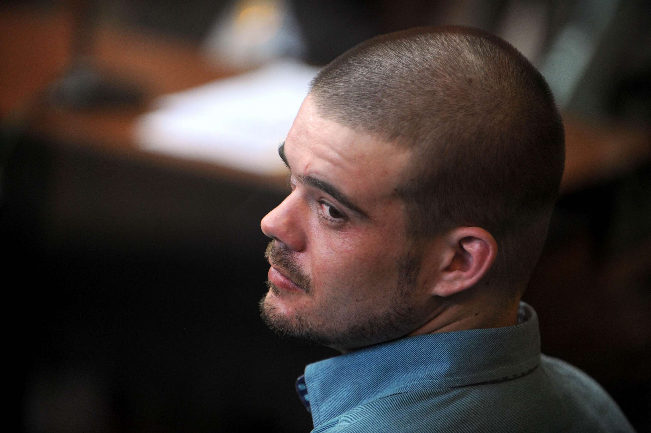 PHOTO: FILE - Dutch national Joran Van der Sloot is pictured during a hearing at the Lurigancho prison in Lima, Jan. 11, 2011.