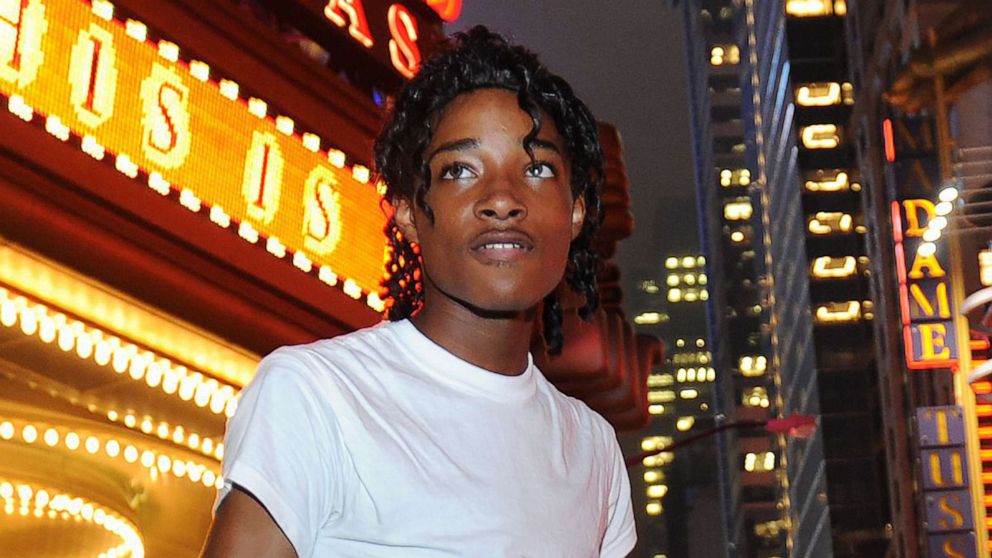 PHOTO: JJordan Neely is pictured before going to see the Michael Jackson movie, 'This is It' outside the Regal Cinemas on 8th Ave. and 42nd St. in Times Square, New York, in 2009.