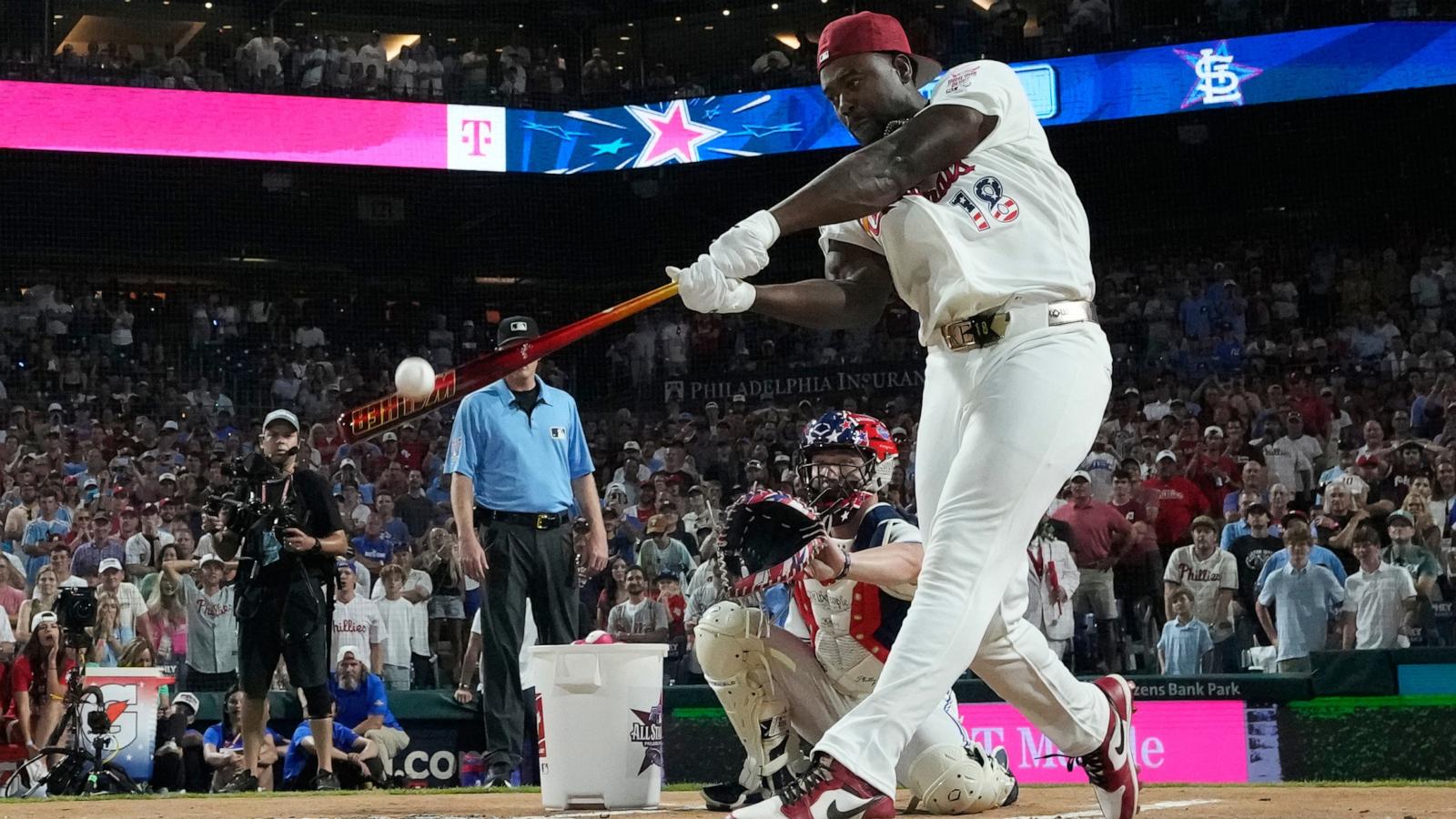 PHOTO: St. Louis Cardinals' Jordan Walker competes during the MLB baseball All-Star Home Run Derby, July 13, 2026, in Philadelphia.