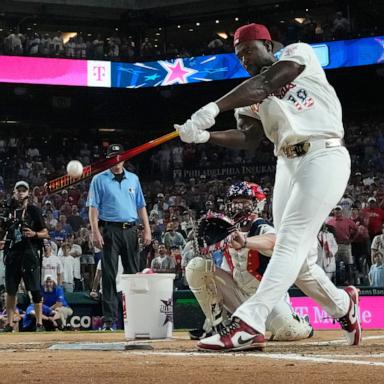 PHOTO: St. Louis Cardinals' Jordan Walker competes during the MLB baseball All-Star Home Run Derby, July 13, 2026, in Philadelphia. 