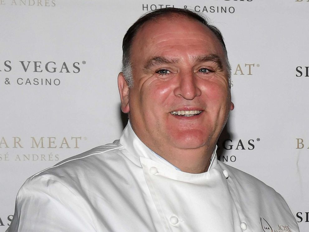 PHOTO: Chef Jose Andres smiles during a reception at SLS Las Vegas Hotel, where he was presented with a ceremonial key to the Las Vegas Strip in recognition of his contributions to the Las Vegas culinary scene, on April 26, 2019 in Las Vegas.