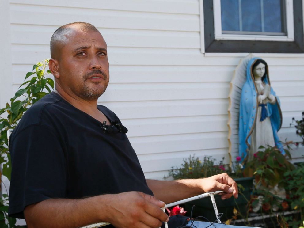 PHOTO: Julio Rayos answers questions for the media in Oklahoma City, Sept. 20, 2017, concerning the officer involved shooting of Magdiel Sanchez.