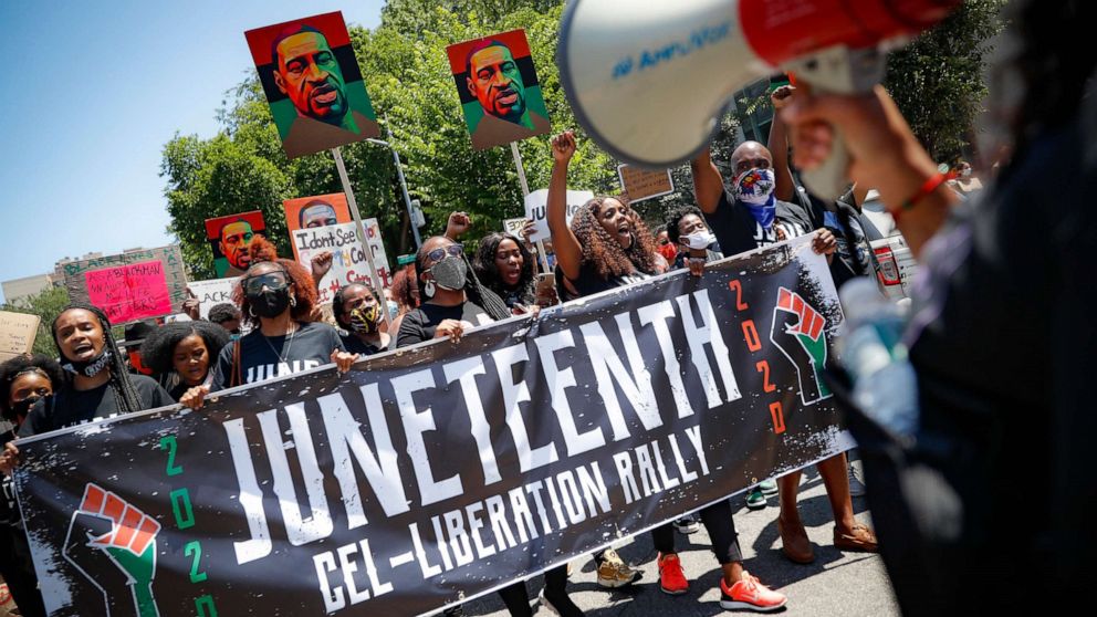 The holiday celebrating the emancipation of slaves in Texas is gaining recognition as protests against police brutality continue in the United States.