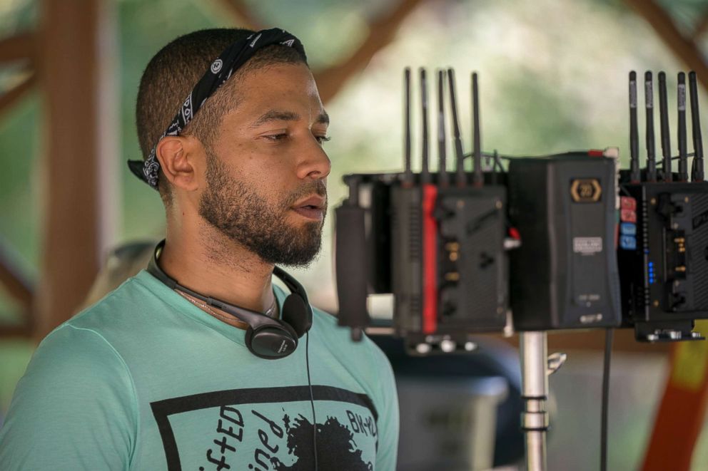 PHOTO: Jussie Smollett directs an episode of "Empire," Sept. 20, 2018.
