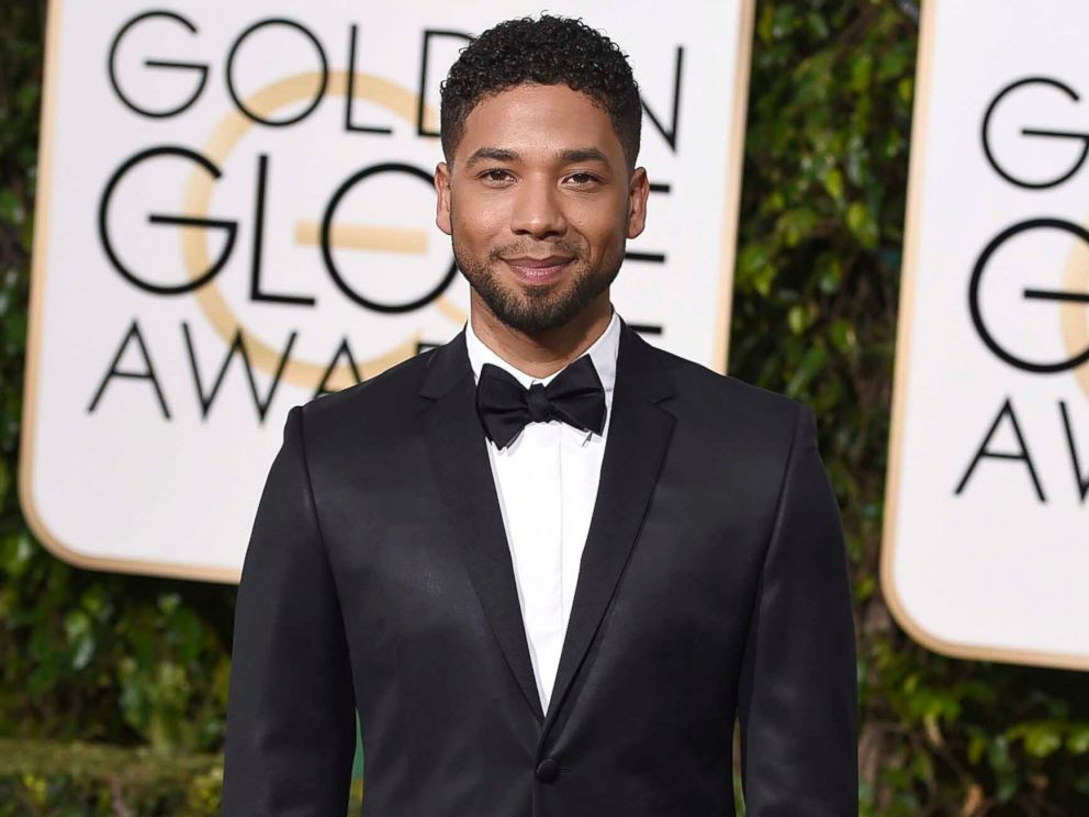 PHOTO: In this Jan. 10, 2016 file photo, actor and singer Jussie Smollett arrives at the 73rd annual Golden Globe Awards in Beverly Hills, Calif. 