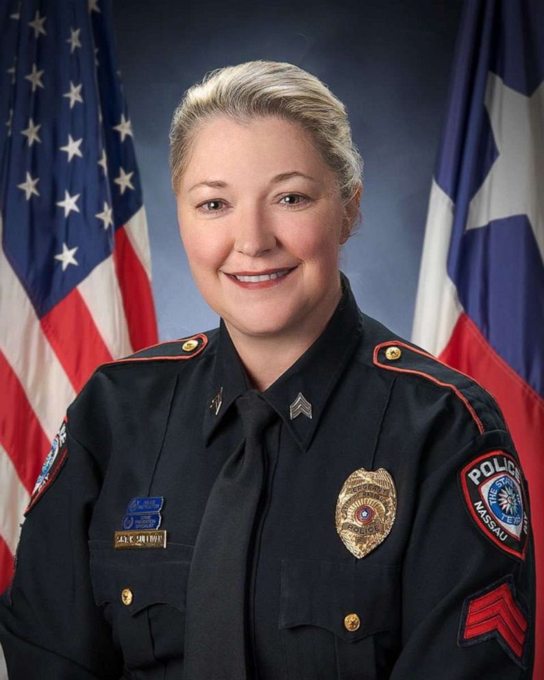 PHOTO: Police Sgt. Kaila Sullivan, who was killed in the line of duty while trying to arrest a suspect on Dec. 10, 2019, is seen in this undated photo from the Nassau Bay (Texas) Police Department.