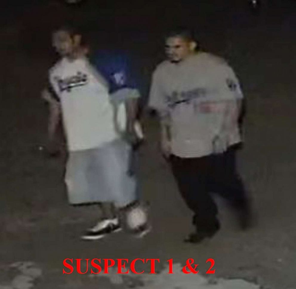 PHOTO: Police are searching for two suspects involved in a shooting at a Kansas City bar, Oct. 5, 2019.