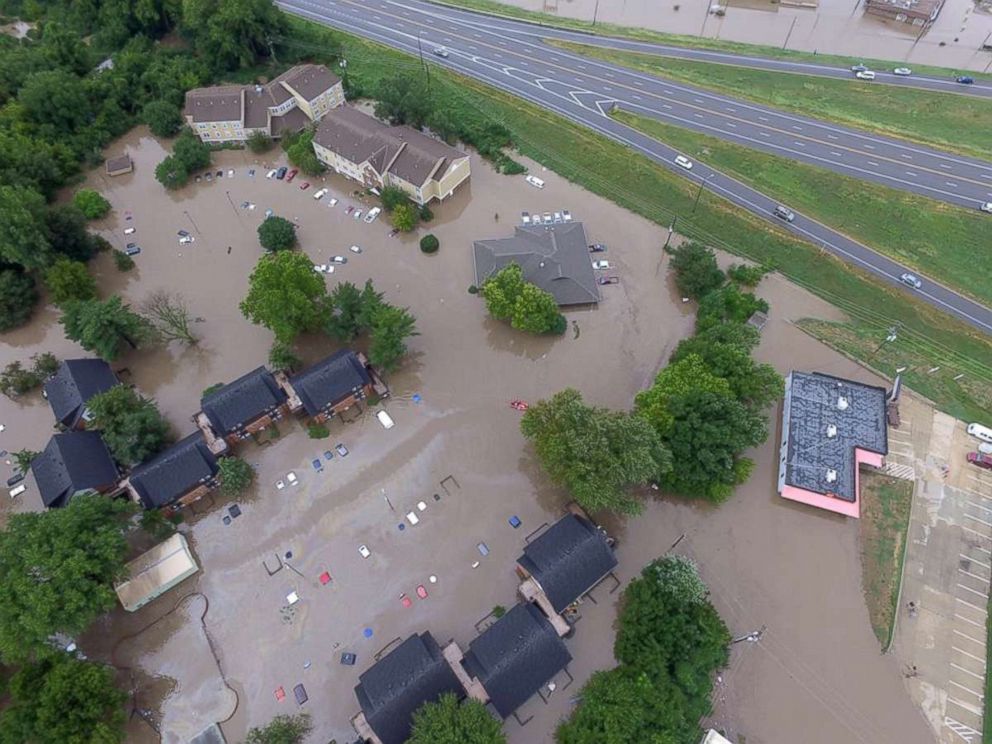 PHOTO: Heavy rain caused significant flooding in Riley County, Kansas.