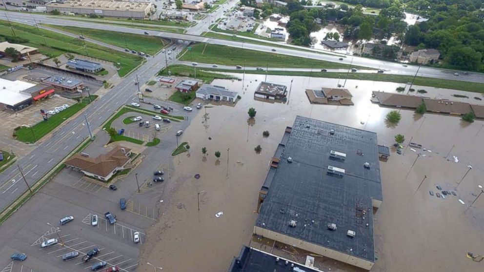 PHOTO: Heavy rain caused significant flooding in Riley County, Kansas.
