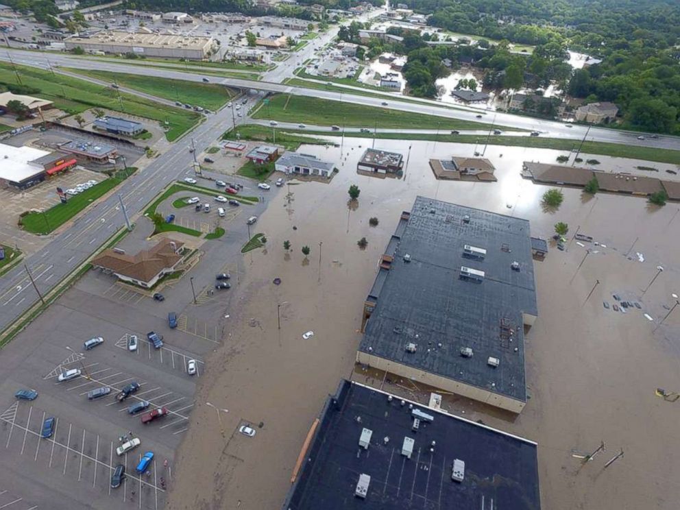 PHOTO: Heavy rain caused significant flooding in Riley County, Kansas.