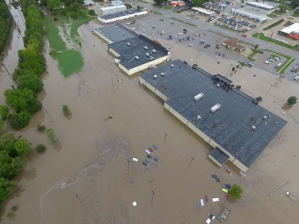 PHOTO: Heavy rain caused significant flooding in Riley County, Kansas.