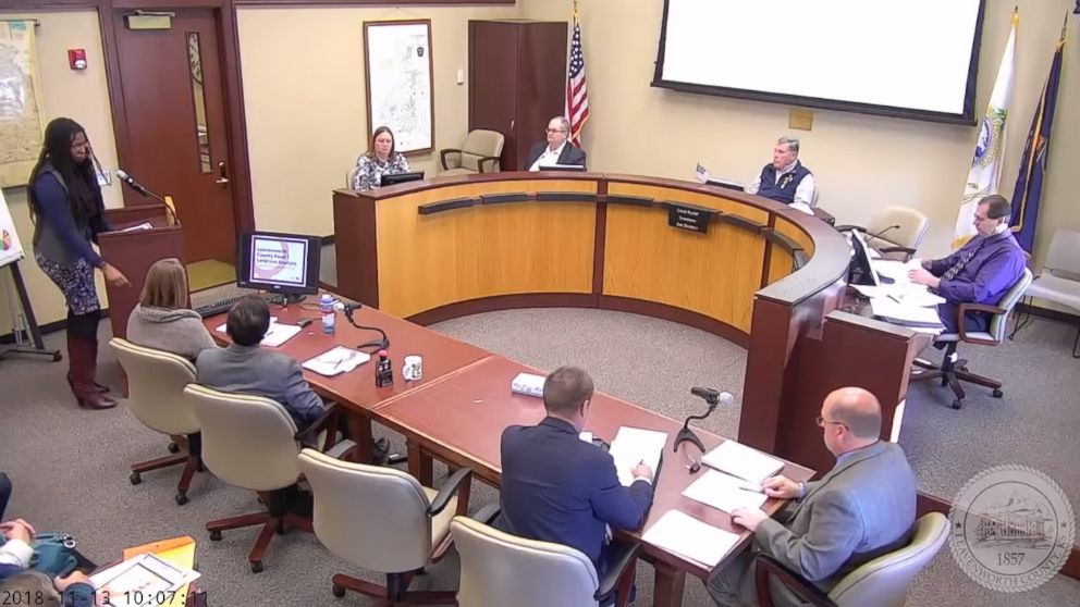 PHOTO: Louis Klemp, a member of Leavenworth County Board of Commissioners, is coming under fire for using the term "master race" when talking to a black consultant during a meeting on Nov. 13, 2018, in Leavenworth, Kansas. 