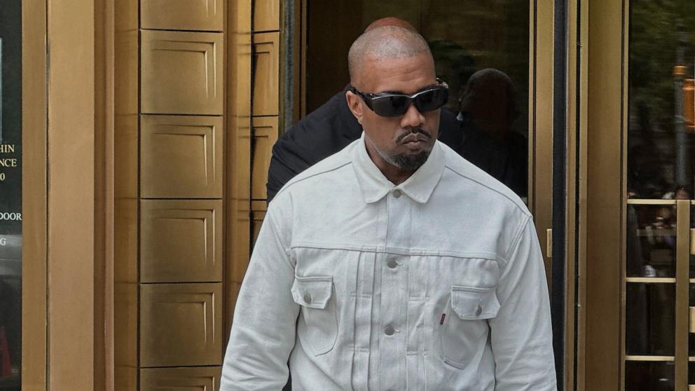 PHOTO: Ye, the rapper formerly known as Kanye West, leaves federal court during the trial of Sean "Diddy" Combs in New York, June 13, 2025.