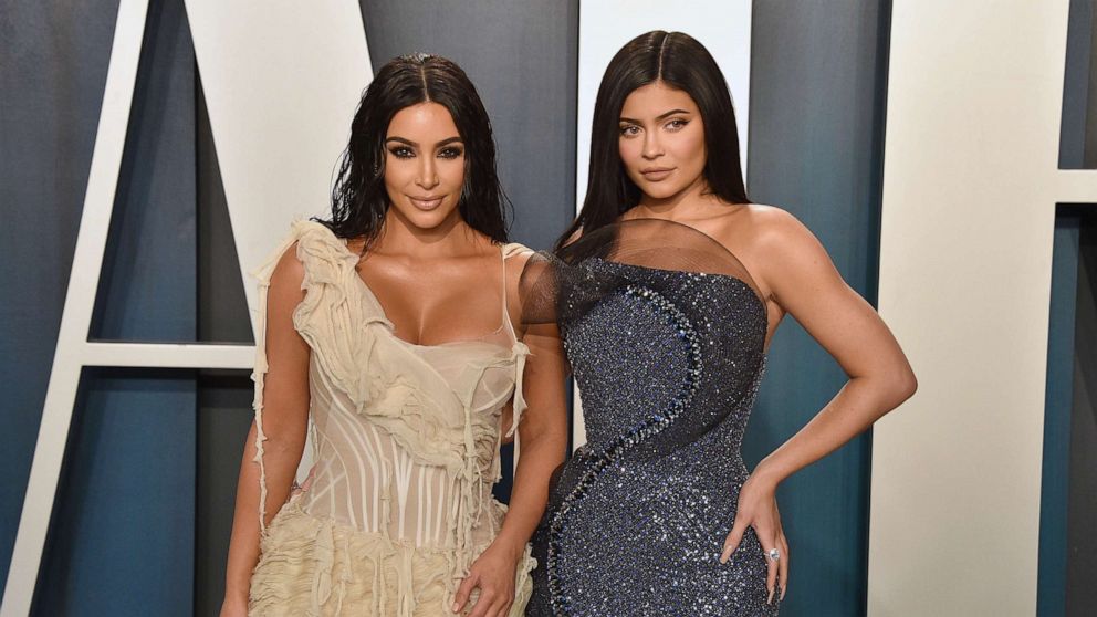 PHOTO: In this Feb 9, 2020 file photo Kim Kardashian and Kylie Jenner attend the 2020 Vanity Fair Oscar Party at Wallis Annenberg Center for the Performing Arts on in Beverly Hills, Calif.
