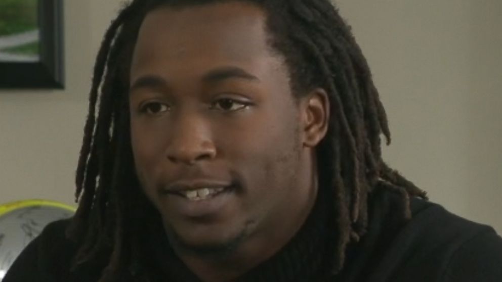 PHOTO: Kareem Hunt during an interview with ESPN.