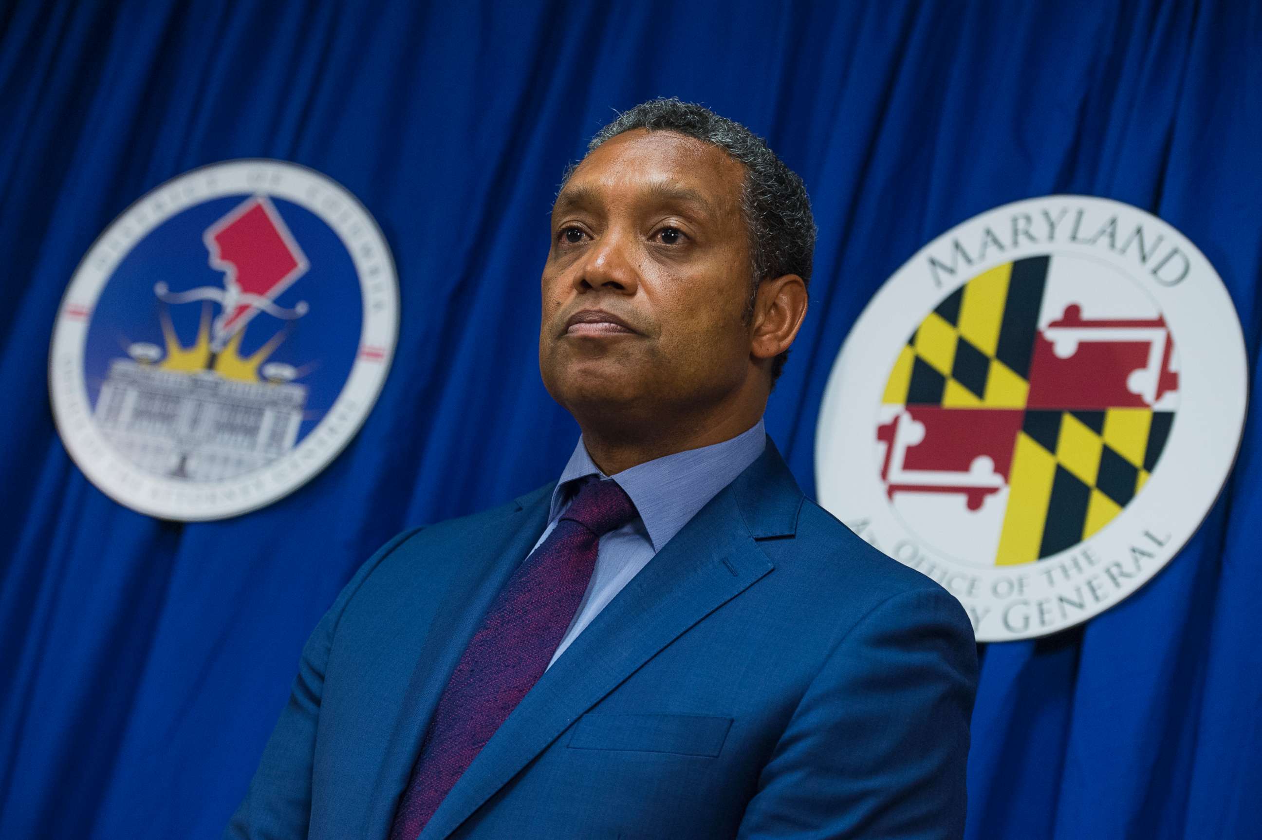 PHOTO: District of Columbia Attorney General Karl Racine at a news conference on June 12, 2017, in Washington.