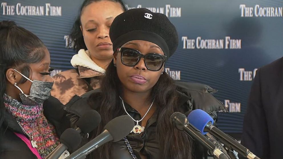 PHOTO: London Blake, the mother of Karon Blake, the 13-year-old boy who was shot and killed on Jan. 7 in Washington, D.C., speaks out about her son's death for the first time since the incident, on Feb. 1, 2023.