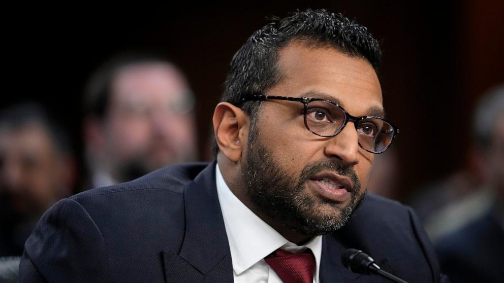 PHOTO: Kash Patel, President Donald Trump's choice to be director of the FBI, appears before the Senate Judiciary Committee for his confirmation hearing, at the Capitol in Washington, Jan. 30, 2025.
