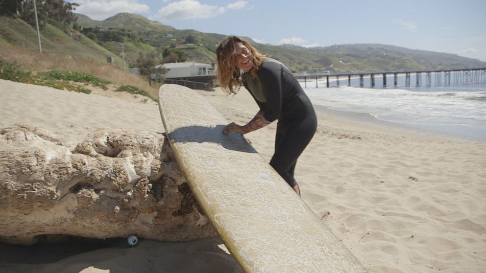 PHOTO: “Surfing is water therapy,” Meador told “Nightline.” “You're connecting with the ocean. You can leave all the stresses of your day-to-day life on the shore and then just go out.”