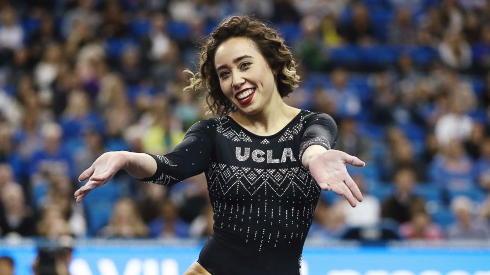 PHOTO: Katelyn Ohashi during an NCAA college gymnastics match, Friday, Jan. 4, 2019, in Los Angeles.