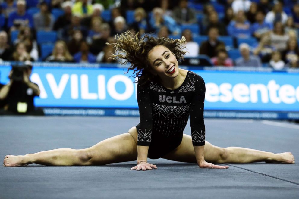 PHOTO: Katelyn Ohashi during an NCAA college gymnastics match, Friday, Jan. 4, 2019, in Los Angeles.