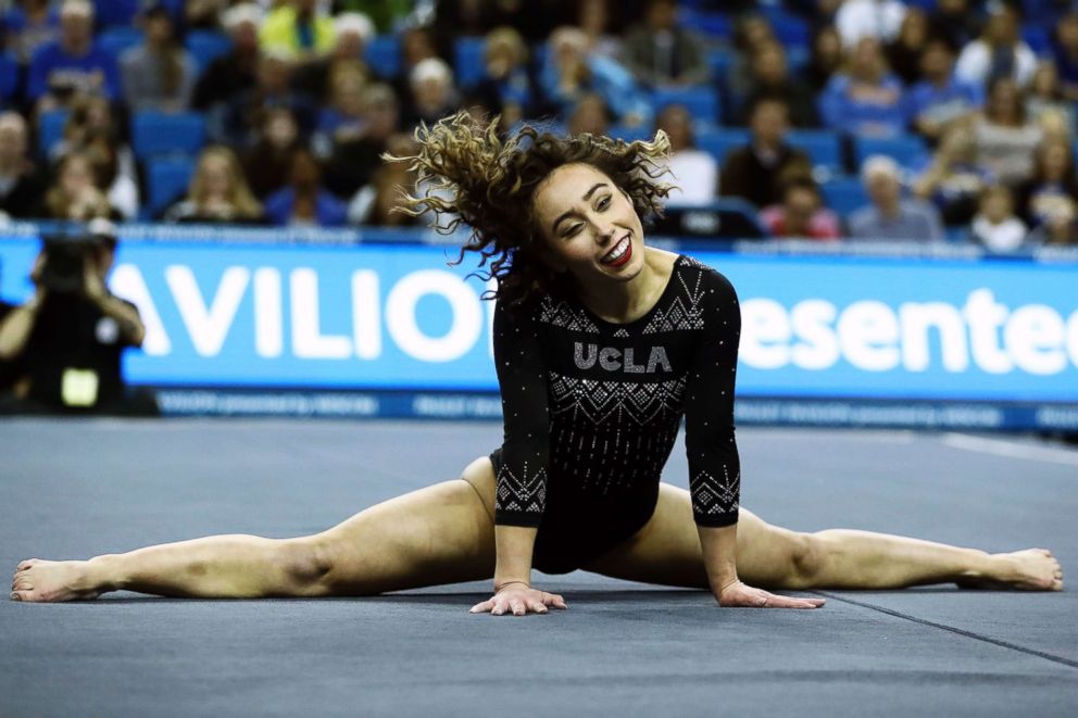 Ucla Gymnast Entertains And Wows With Perfect 10 Floor Routine At Competition Abc News