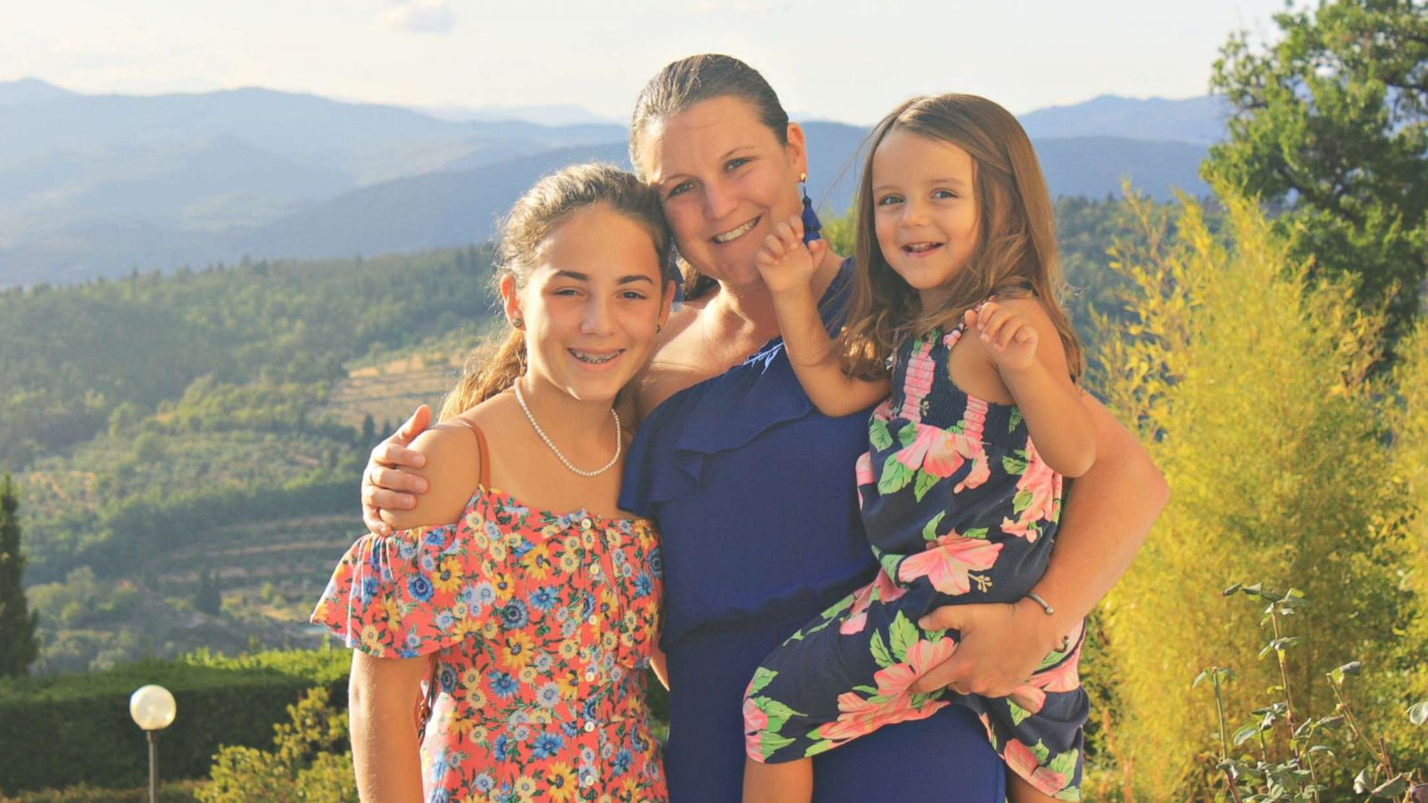 PHOTO: Katharine Fox with her 3-year-old daughter Zoe and her 13-year-old step-daughter, Stella.