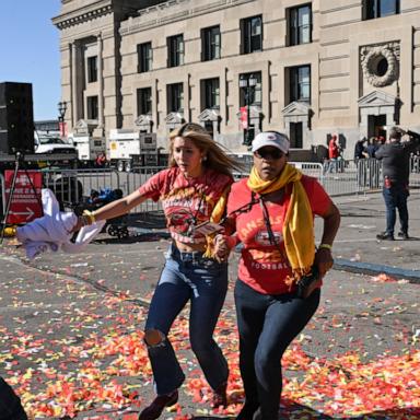 Two armed people have been detained, Kansas City police said.