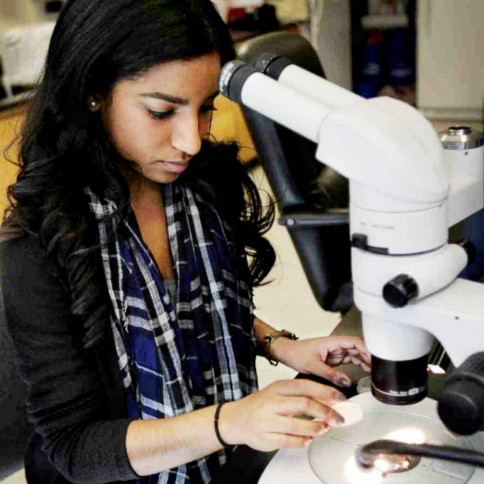 PHOTO: Keiana Cave has already published two research papers and holds two patents.