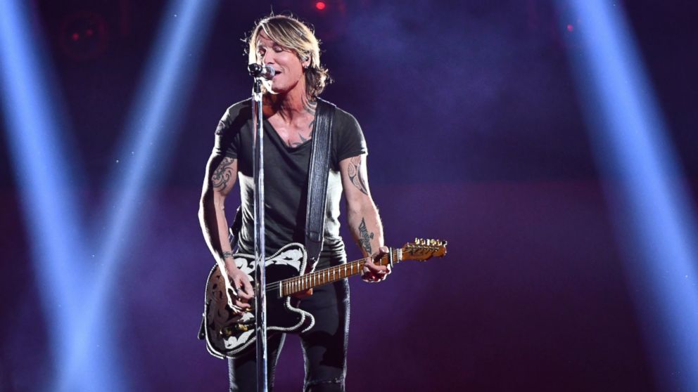 PHOTO: Keith Urban performs "Never Comin' Down" at the 52nd annual CMA Awards at Bridgestone Arena on Wednesday, Nov. 14, 2018, in Nashville, Tenn.