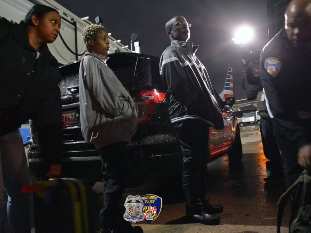 PHOTO: Keith and Valeria Smith return to Baltimore from Texas to face justice for the alleged killing of his wife, March 21, 2019.