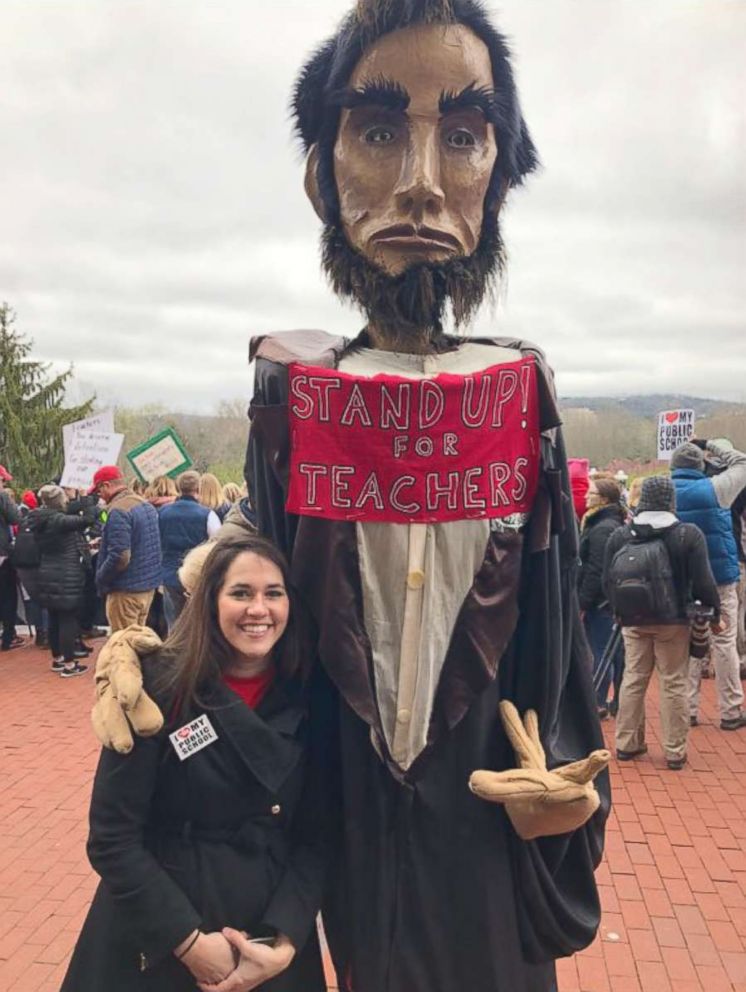 PHOTO: Kelsey Coots, 29, is an eighth-grade teacher in Kentucky. She started a blog to help sell her classroom materials.