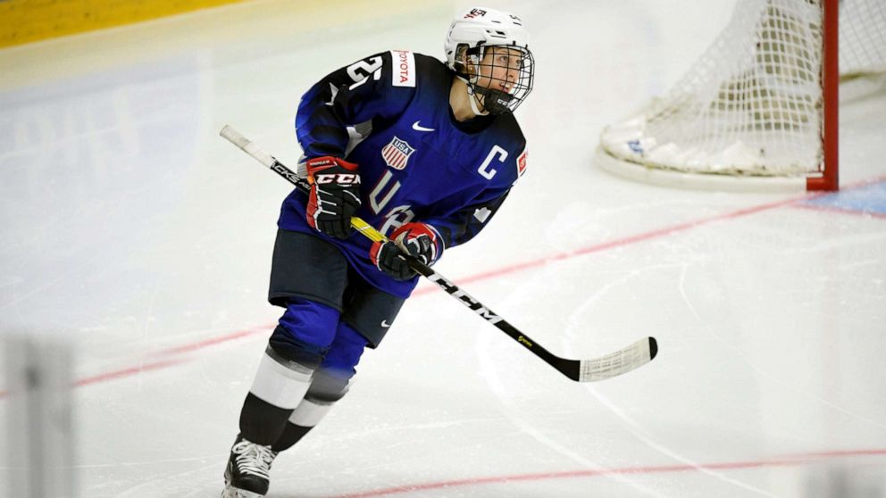 Ice Hockey plays in the 2019 Women's IIHF World Championship in Espoo, Finland, April 6, 2019.
