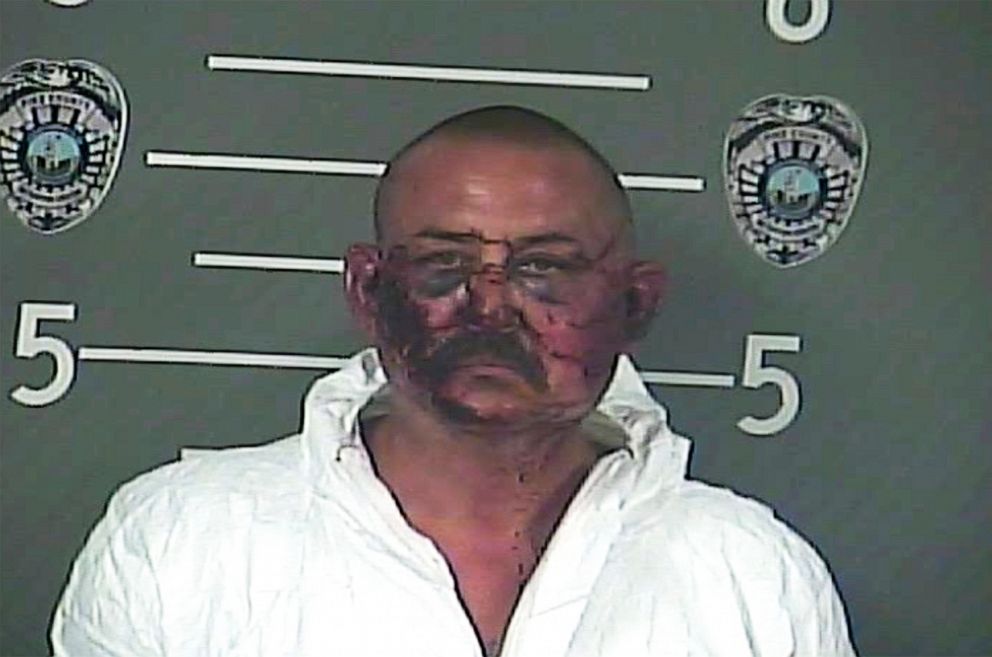 PHOTO: This booking photo provided by Pike County, Kentucky, jail shows Lance Storz. Two officers were killed when Storz opened fire on police attempting to serve a warrant at a home in eastern Kentucky on June 30, 2022, authorities said.