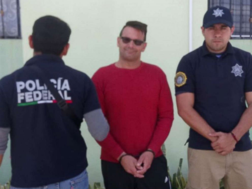 PHOTO: Kevin Esterly, after being taken into custody by Mexican authorities, March 17, 2018.