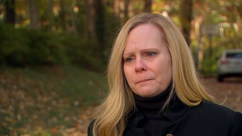 PHOTO: Sheridan Orr of Raleigh, N.C., the sister of suspected California gunman Kevin Neal, said her brother suffered from paranoia in an interview with WTVD on Nov. 15, 2017.