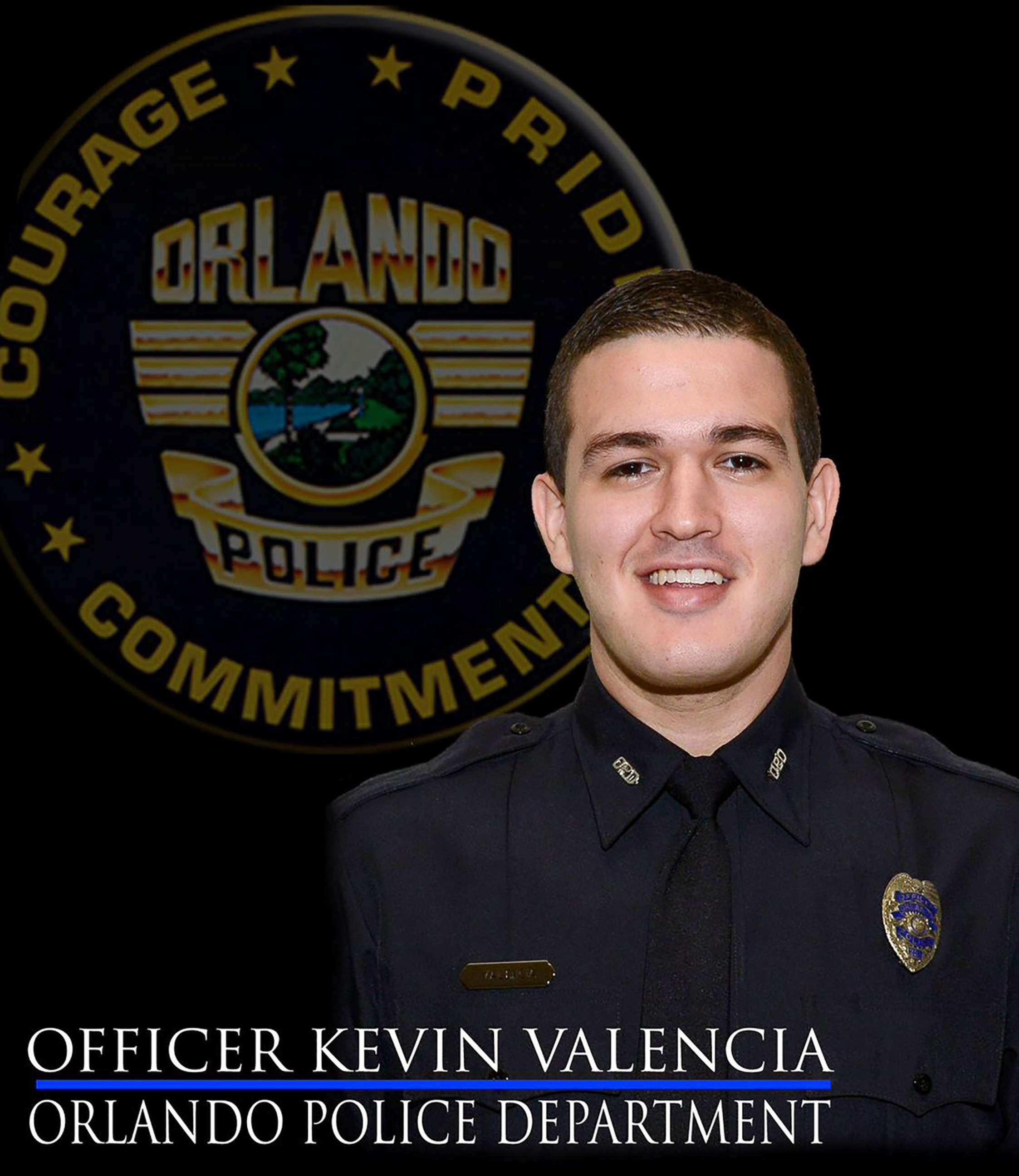 PHOTO: Officer Kevin Valencia is pictured in this undated photo released by Orlando Police Department.