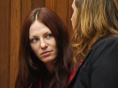 Alex Tichelman, 26, was arraigned for her alleged role in the death of Forrest Hayes, 51.