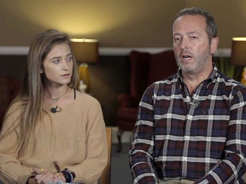 PHOTO: Terry Brackney, 51,right, and his daughter, Amber Brackney, 17, speak to Good Morning America about thwarting an alleged attempted kidnapping.