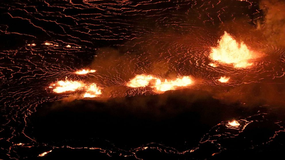 Lava continues to flow out of Hawaii's Kīlauea volcano, one of the most active in the world