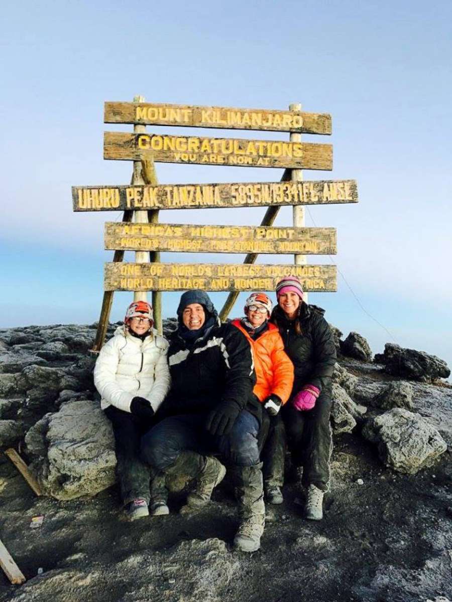 PHOTO: Roxy Getter, 8, of Punta Gorda, Florida, and her family climbed all 19,341 feet of Mount Kilimanjaro in July during a family vacation. 