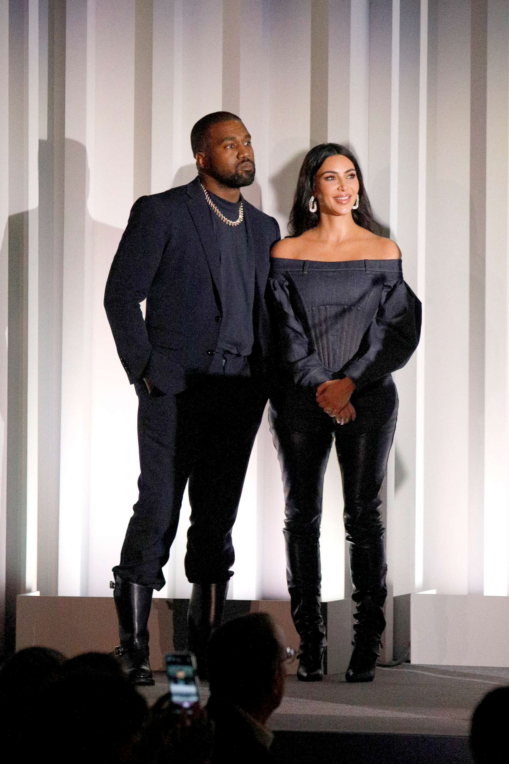 PHOTO: Kanye West and Kim Kardashian West during an event at the Museum of Modern Art in New Yorik, Nov. 06, 2019.