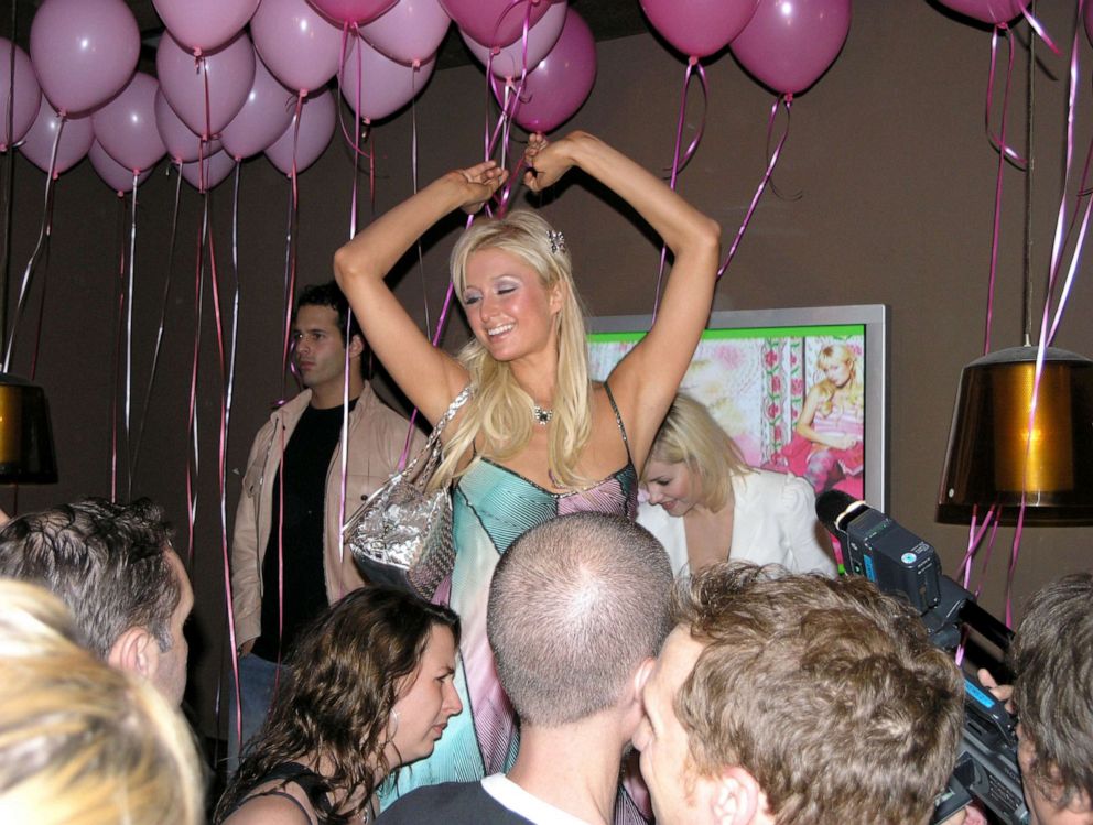 PHOTO: Paris Hilton during her 24th Birthday Party at El Centro in Los Angeles, Feb. 17, 2005.