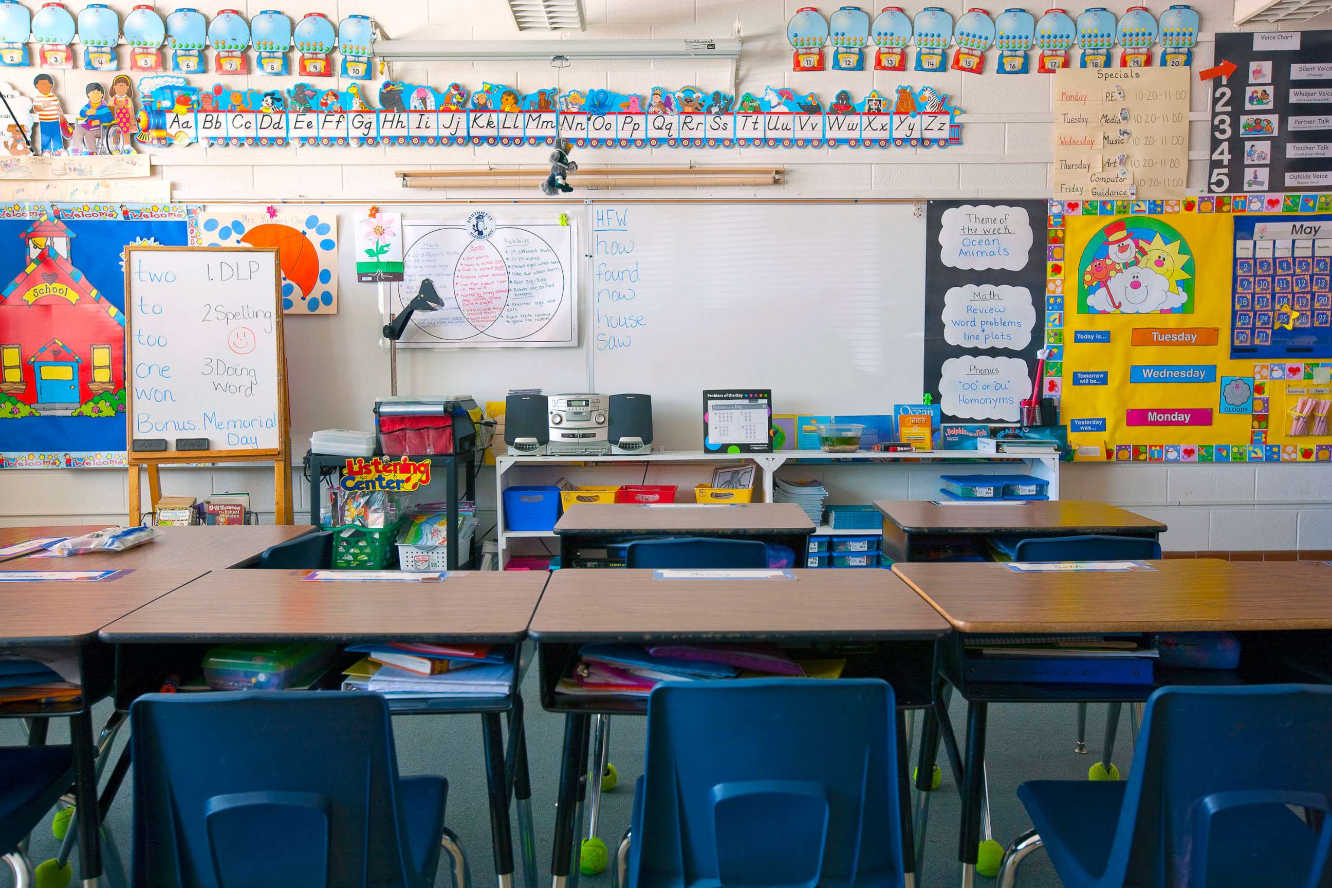 PHOTO: In this undated file photo, a kindergarten classroom is shown.