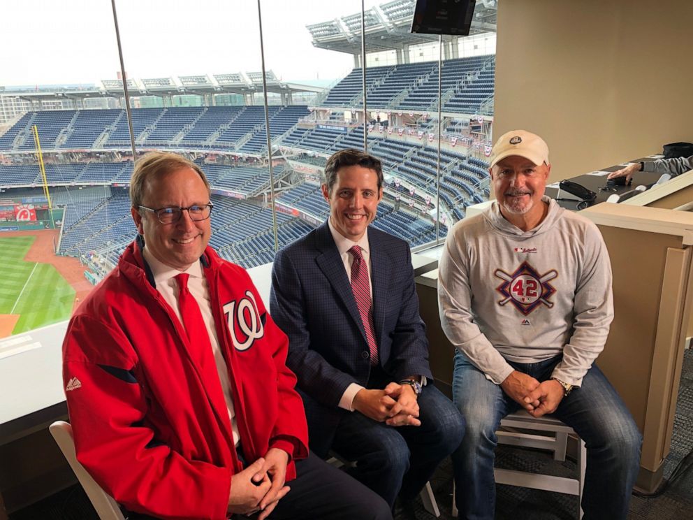 World Politics PHOTO: ABC Political Director Rick Klein and Chief White House Correspondent Jon Karl sat down with Washington Nationals GM Mike Rizzo on Friday, Oct. 25 to talk about the teams first World Series run in nearly 90 years.