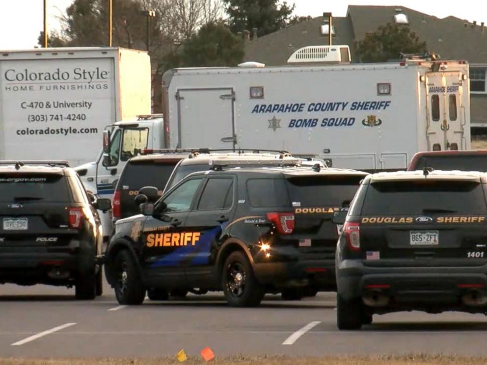 PHOTO: The Douglas County Sheriffs Office said they have multiple deputies down at a Highlands Ranch apartment complex, Dec. 31, 2017, in Douglas County, Colorado.