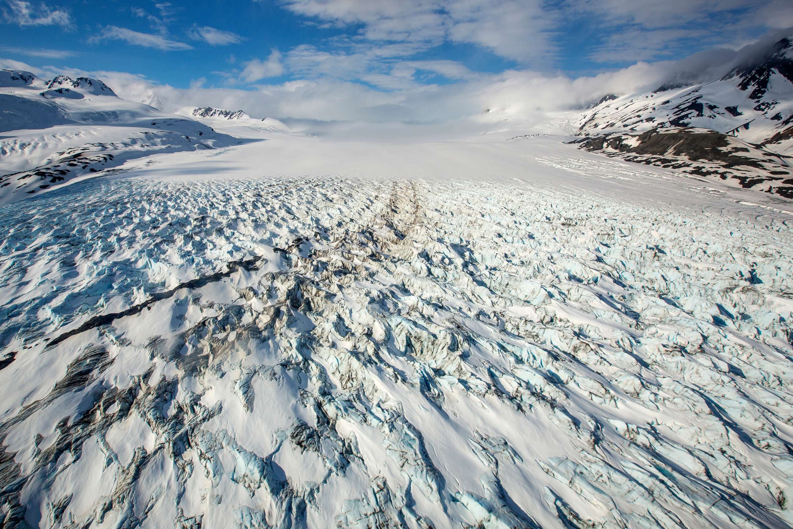 PHOTO: The Knik Glacier in Alaska. 