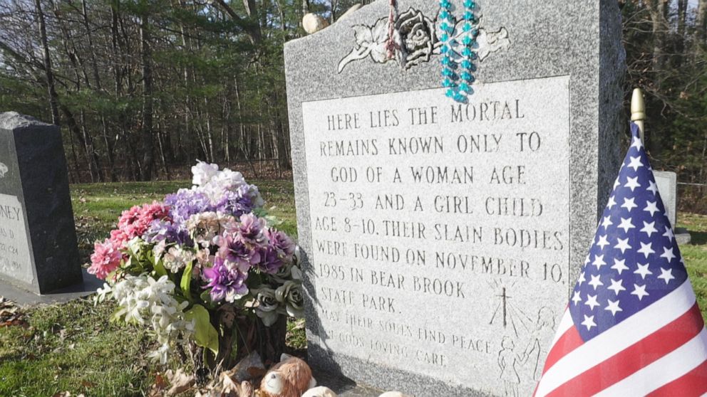 PHOTO: The victims found in the first barrel were buried together in New Hampshire.