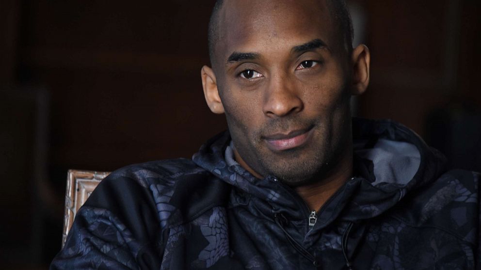 PHOTO:Kobe Bryant of the Los Angeles Lakers is interviewed, April 7, 2016, in New Orleans.