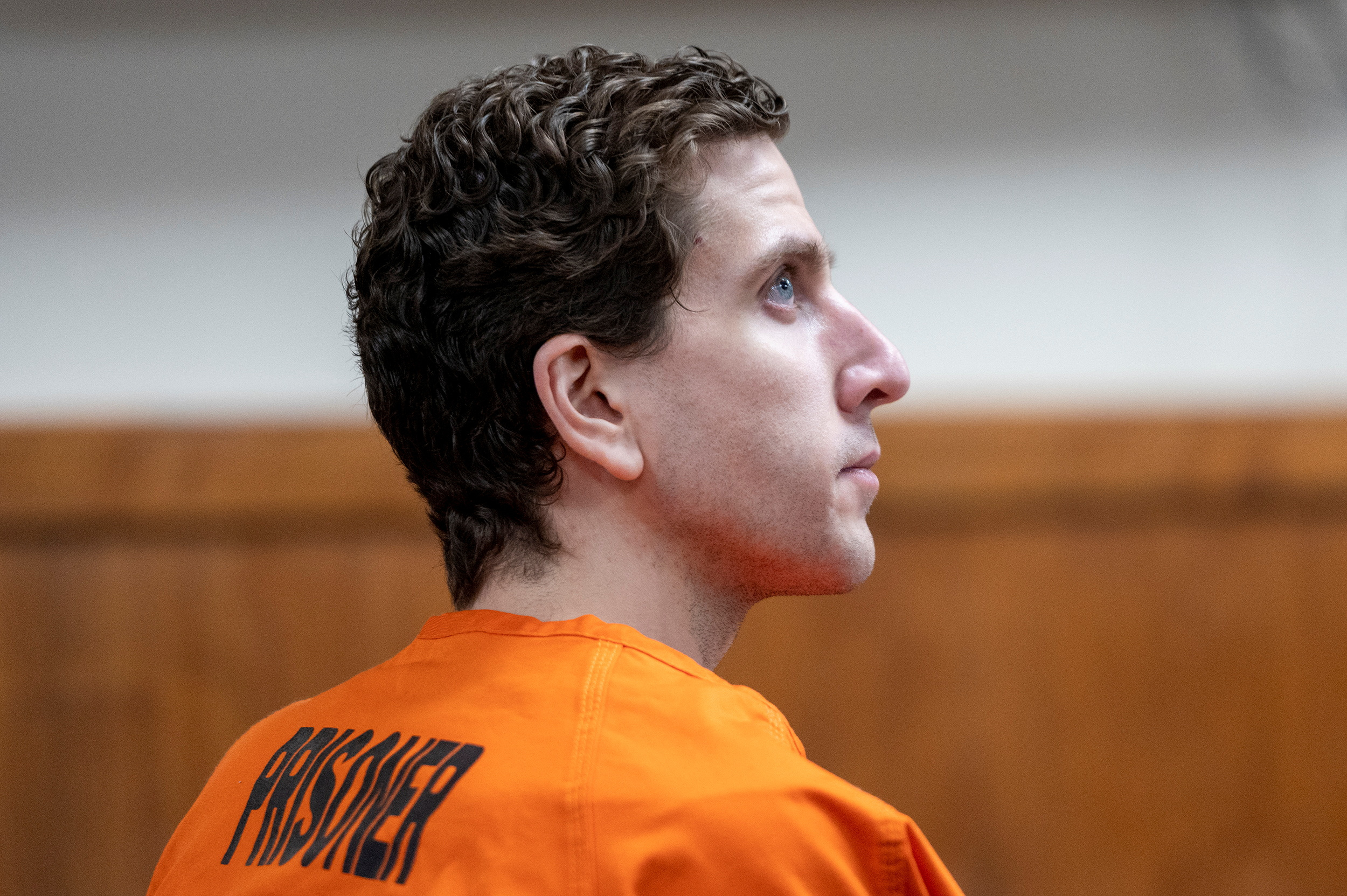 PHOTO: Bryan Kohberger, who is accused of killing four University of Idaho students in November 2022, listens during his arraignment hearing in Latah County District Court, Monday, May 22, 2023, in Moscow, Idaho.